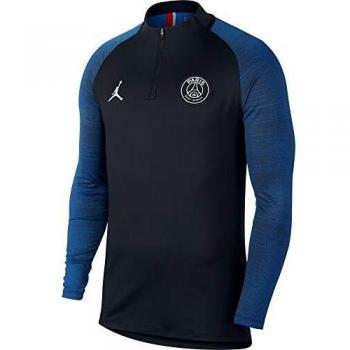 NIKE PSG M Nk Dry Strk Dril Top 4Th Long Sleeved T-Shirt, Hombre, Black/Hyper Cobalt/