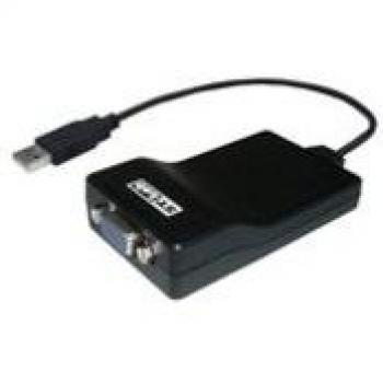 ST Lab U-470 Adaptador de Cable USB2.0 VGA Negro