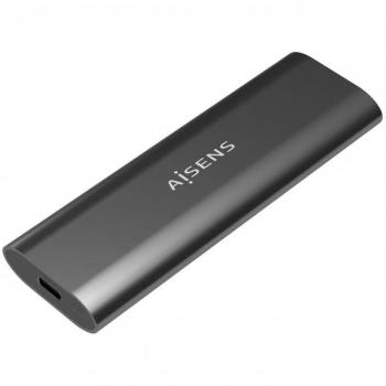 Aisens ASM2-015GR Caja Externa para Disco SSD M.2 SATA/NVMe USB 3.1 Gris Sin Tornillos