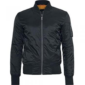 Urban Classics Basic Bomber Jacket, Black, S