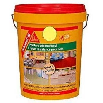Pintura para suelos monocomponente Sika Sikasol W - Amarillo arena - 5L