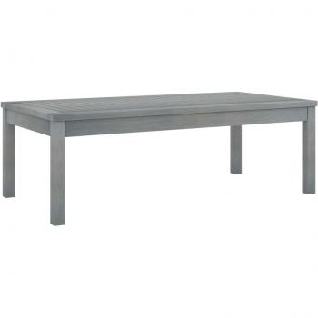 vidaXL Coffee Table 100x50x33 cm Grey Solid Acacia Wood