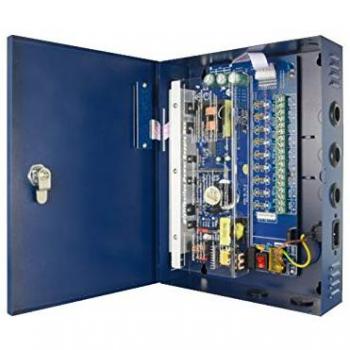 VIGILANCIA CAJA DISTRIBUCION ALIMENTACION METALICA 12V/220W 1IN 9OUT COBRE