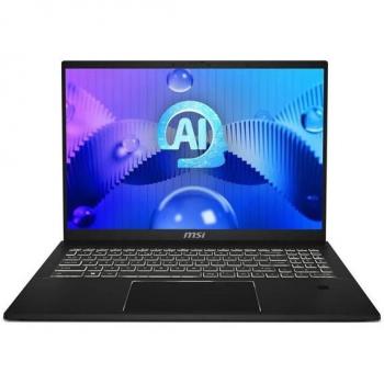 MSI Summit E16 AI Studio A1VFTG-021ES Laptop de Alto Rendimiento con Procesador Intel Evo Core Ultra 7, Pantalla Táctil de 16, 16GB RAM, 1TB SSD y Tarjeta Gráfica Nvidia Geforce RTX 4060