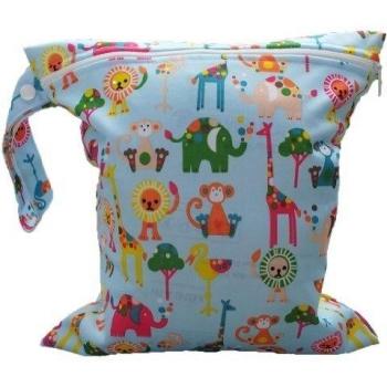 Bolsa de Pañales Reutilizable Bolsa con Cremallera Impermeable para mamá