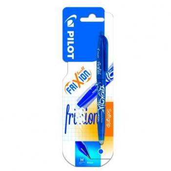 Bolígrafo Pilot Frixion Ball Borrable, Punta Media 0.7mm, Color Azul en Blister