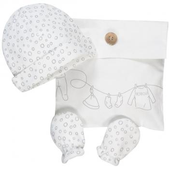 Boboli Pack Gorro Y Manoplas De Bebé - Talla - 0m Para Bebés