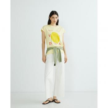 Camiseta de mujer Jack & Jones Astrid SL Boxy Print, manga corta, estampada