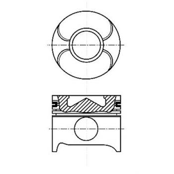 Nüral 87-117907-00 pistón