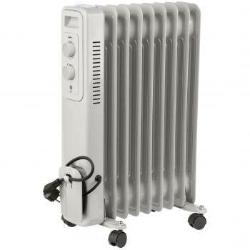 Radiador de Aceite JATA JCRA2309, 2000W, 9 Elementos, Color Blanco