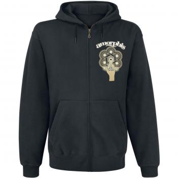 Amorphis Queen of time Sudadera capucha con cremallera Negro L