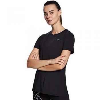 Reebok OSR SS AC tee Camiseta, Mujer, Negro, 2XS