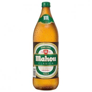 Cerveza MAHOU Clásica Botella 1 Litro