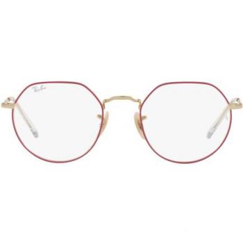 Ray-Ban RX 6465 (2500) Glasses - Men's Eyeglasses, Gold Frame, Size 51, Blue Light Block Available, HSA/FSA Insurance Eligible