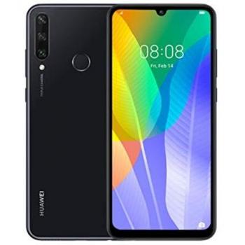 Huawei Y6p, Pantalla de 16 cm (6.3), Memoria RAM de 3 GB, Almacenamiento Interno de 64 GB, Doble SIM, Conexión 4G, MicroUSB, Color Negro, Sistema Operativo Android 10.0 con Huawei Mobile Services (HMS), Batería de 5000 mAh