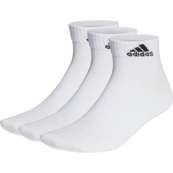 adidas Thin And Light Ankle Socks 3 Pairs White/Black 13 - 14.5 Male