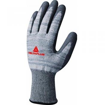 Delta plus - Juego guante laetitia poliuretano talla 8 gris