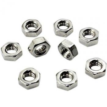CH Fasteners 0934103 Tuercas Hexagonales DIN 934 M3, Zincado, Set de 1000 Piezas