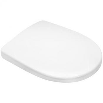 Asiento de WC Azalea 46,5x38cm ABS Blanco con Cernieras Regulables Tipo C