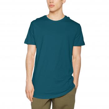 Urban Classics Shaped Long Tee T-Shirt for Men - Petrol - Sizes S to 5XL