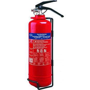 Smartwares BB1E Extintor de Polvo seco con Resistencia al Fuego, Rojo, 1 kg