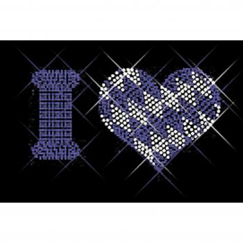 Diseño de diamante de imitación Luxflair © I love Bayern, con diseño de 11,9 x 6,3 cm aprox XXL grande se incluyen manual de instrucciones