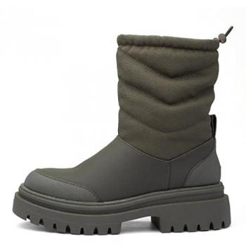 Rocket Dog Dita Women's Olive Textile Mid Boots UK 4