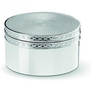 Wedgwood - Caja recubierta de Plata, Placa ^ Metal ^ Esmalte, 3,2 cm