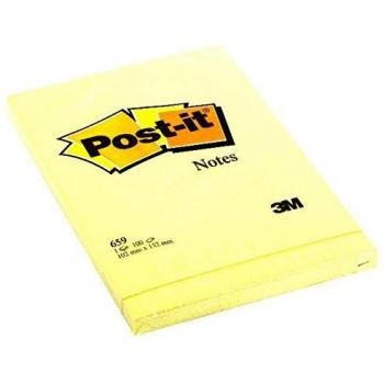 Post-it Notas Adhesivas, 102 x 152 mm, amarillo, VE = 10