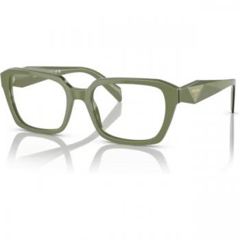 Prada PR 14ZV 13J1O1 Women’s Square Green Eyeglasses