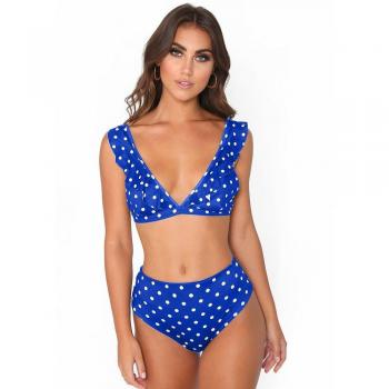 Mujeres Bikinis Dan Conjuntos Push Up Bañador a Colores Impresión Ropa de baño 2pcs Traje De Baño Acolchado Bra Bikini Verano