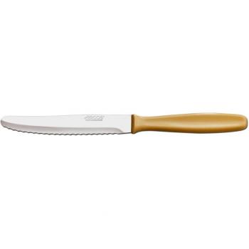 Cuchillo de Mesa Arcos 370200, Mango de Polipropileno Beige, Hoja Inoxidable de 12.5cm