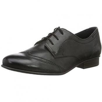 Tamaris 23203, Derby para Mujer, Negro