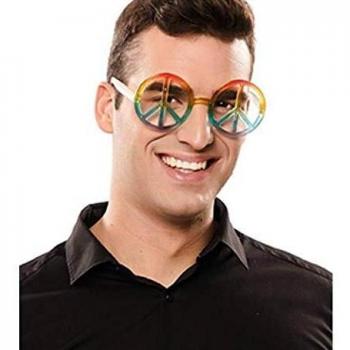 EUROCARNAVALES Gafas Hippie de la Paz Multicolor