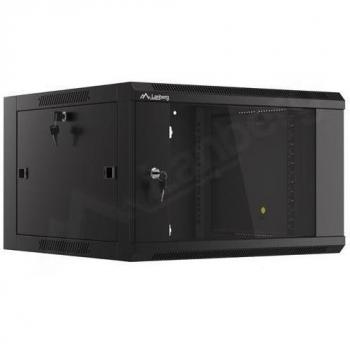 Armario Rack Lanberg 6U de Pared (Negro)