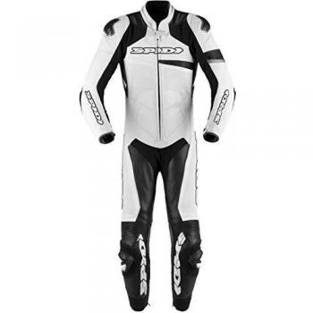 Spidi Race Warrior Pro - Traje de motorista de piel perforada