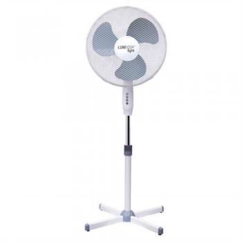 VENTILADOR DE PIE Lumeco 45 CMS 40W, Blanco