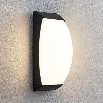 Aplique LED para exterior Alexey, IP65, gris oscuro