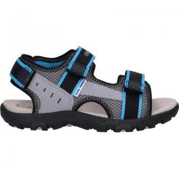 Sandalias de Niño GEOX J1524A 014CE J SANDAL STRADA C2276 DK GREY-LT BLUE