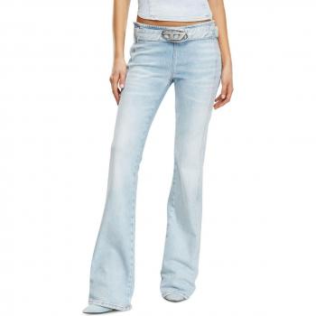 Diesel Women's Flared Jeans D-Ebbybelt in Blue, Size W26
