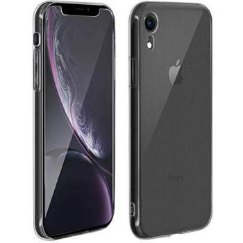 4smarts - Set de protección 360° para Apple iPhone XR, Transparente, protección Completa para tu teléfono móvil, Funda y Cristal Protector
