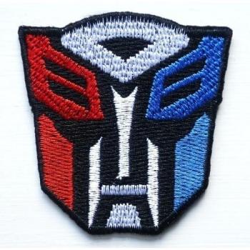 Parche para la ropa bordado de cabeza de Autobot de Transformers, 95 x 45 mm, se puede planchar o coser