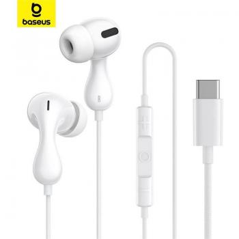 Auriculares Alámbricos Baseus Encok CZ20 Tipo-C/3.5mm con Audio Hi-Res y Micrófono
