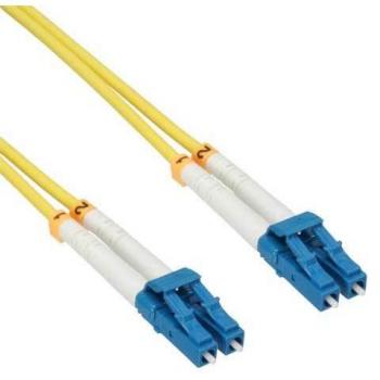 Cable de fibra óptica duplex InLine®, LC/LC, 9/125 µm, OS2, 20 m