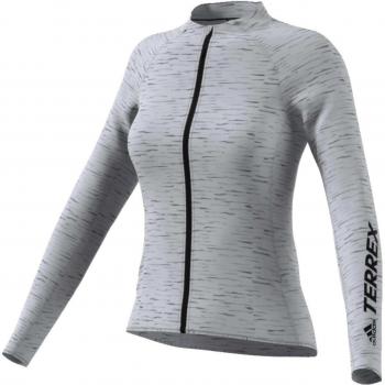 adidas W V Zip LS Sudadera, Mujer, Multicolor
