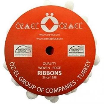 Ozelaplus pompón Trim, 10 mm, 2 m), color blanco