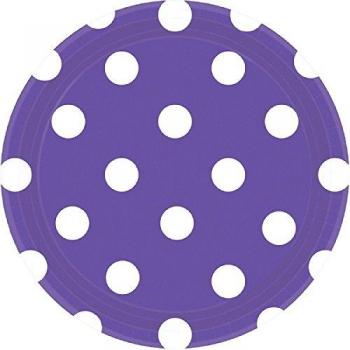 Amscan International – 541537 – 106 – placa de papel de lunares 18 cm