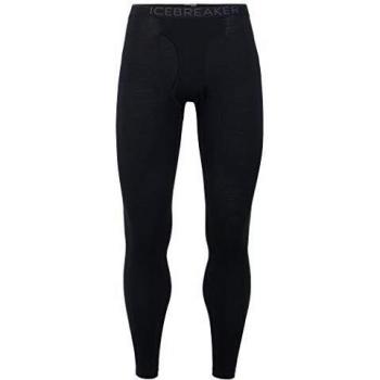 Icebreaker 200 Oasis Merino Base Layer Leggings for Men - Black, XL