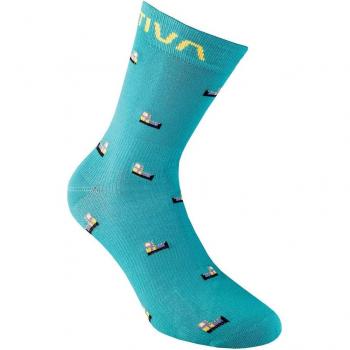 La Sportiva - Calcetines unisex Outdoor Fun Socks Blue 41 - 43