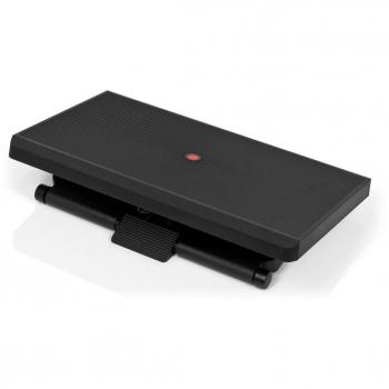 Reposapiés PIEDINO STRIPE PRO Negro Inclinable y Ajustable en Altura